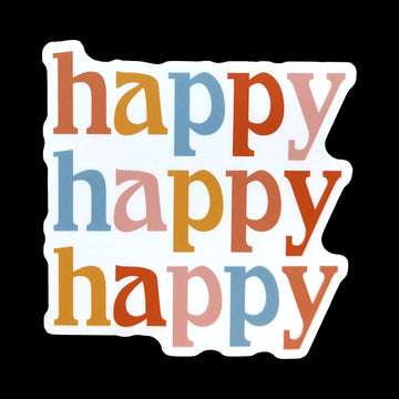 Happy Happy Happy Sticker